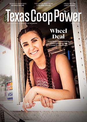 Texas Co-op Power Magazine cover for April 2022