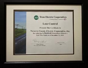Loss control certificate