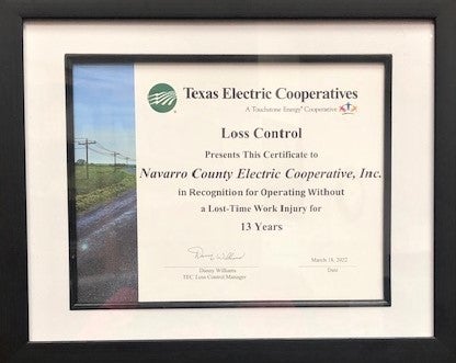 TEC Loss Control Award 2022